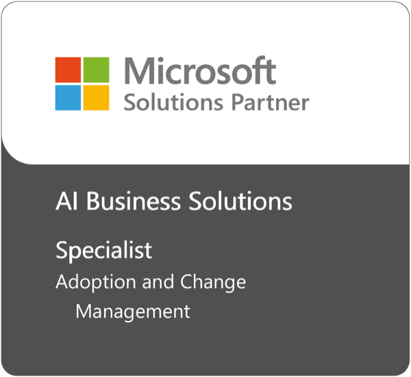 Microsoft Solutions Partner – AI Business Solutions, specialista Adoption and Change Management